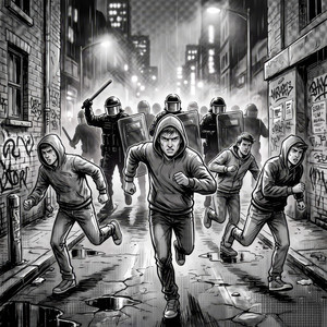 Cover art: COPS ATTACK - Sped-Up