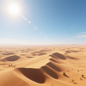 Radiant Desert Waves by Finn Teixeira