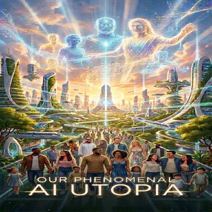 Our Phenomenal AI Utopia by Jeff Brian, DJ Malik