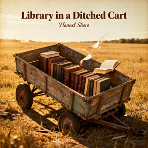 Library in a ditched cart by FLANNEL SHORE