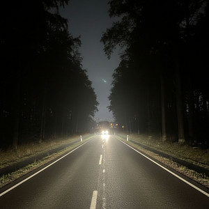 Headlights on Empty Roads by Nero