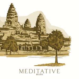 Meditative Bliss: Relaxing Asian Flute, Calm Music for Anxiety, Buddhist Temple Meditation, Mental Relief album