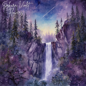 La forma del silenzio notturno by Sakura Violet Flowers