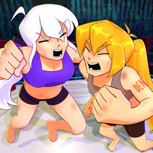 THE GIRLS ARE FIGHTING by H3X MACHINA, Dav-P, electrovoid, WitcheswithGlitches