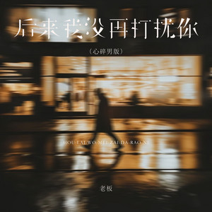 后来我没再打扰你 - 心碎男版 by 老板