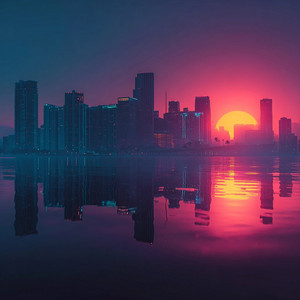 Violet Coast Motion by Neon Sunrise Assembly