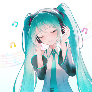 Music fills up my life ♬ by ilyeucli, 初音ミク