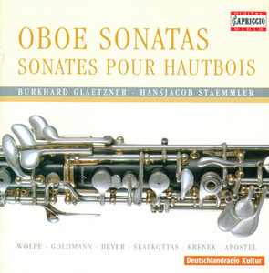 Skalkottas, N.: Oboe Concertino, Ak 28 / Wolpe, S.: Oboe Sonata / Krenek, E.: 4 Pieces, Op. 193