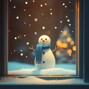 Paper Snowman