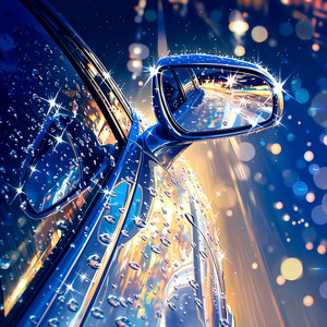 Rain on Chrome by Odometer