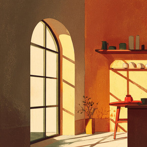 low ceiling light by Soft Census