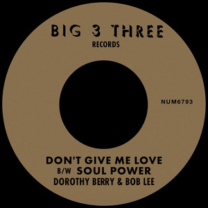 Bob Lee — Don't Give Me Love b/w Soul Power (2026)