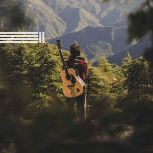 Entspannende Gitarren- und Waldgeräusche