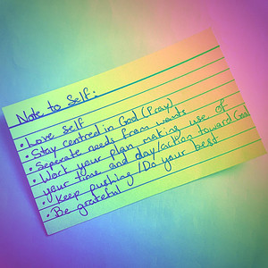 Portada de Note to Self