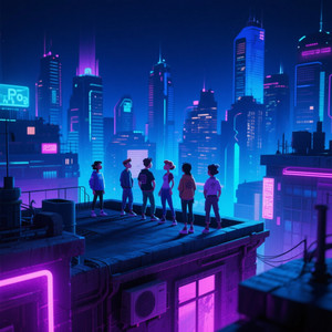 Midnight on the Rooftops by RIFKY FERDIYANSYAH