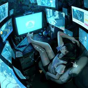 blue hawaii (feat. 可不) by 昼想夜夢, 可不