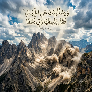 ويسألونك عن الجبال فقل ينسفها ربي نسفا by محمد اللحيدان