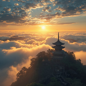 Cloud Temple Horizon by Jade Spirit