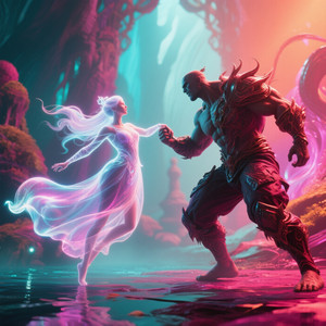 Silence Dancing with Thunder by RIO STEPANUS TARIGAN