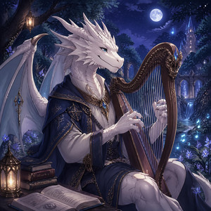 Whispering Strings at Night by Ravnskjold