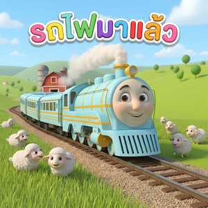 รถไฟมาแล้ว by คิดส์มีซอง, น้องปุญ