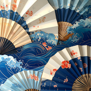 Paper Fan Wave by Sashimi Dreams