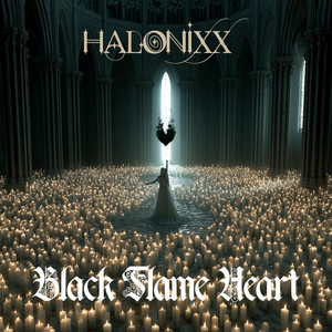 Black Flame Heart by Halonixx