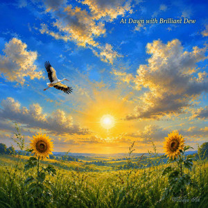 At Dawn with Brilliant Dew
