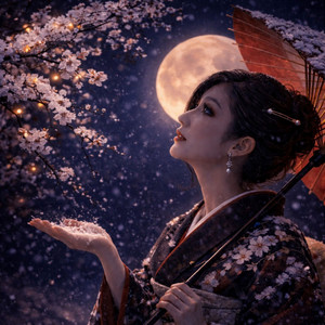 白雪に染むる桜 by MAMA
