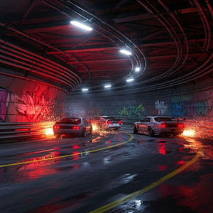 Tunnel Run by Mydnitehe
