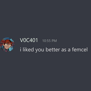 i liked you better as a femcel by babel, Kasane Teto