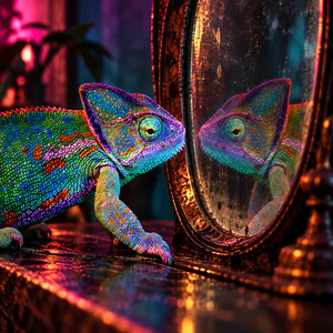 Man in the mirror by Zodiak