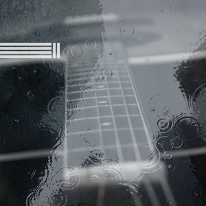 Ruhige Gitarren- und Regengeräusche
