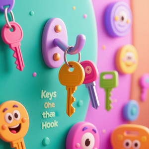 Keys on the Hook by Dzadze le Tsilefe