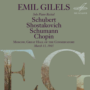 Schubert, Shostakovich, Schumann, Chopin (Live)