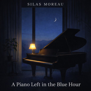 A Piano Left in the Blue Hour by Silas Moreau