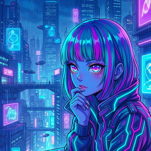 月下ネ怨街 ・ゲッカ・ネオンガイ Under the Moon＋Neon Street+grudge by ジャーキー・モンスター (JERKY MONSTER)