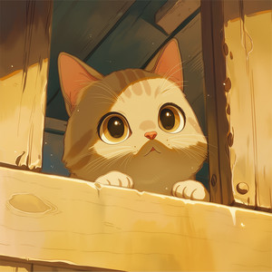 Cat's Hidden Home - with water sounds by beigecatt, GNOD IAD Album Cover