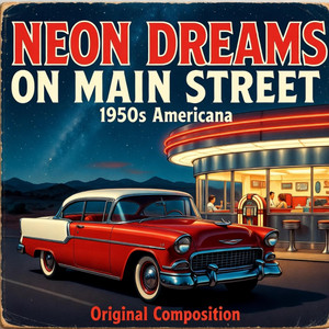 Neon Dreams on Main Street by Dreams by Hanna