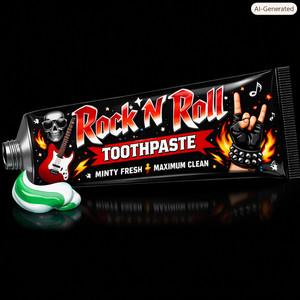 Rock N Roll Toothpaste by Billy Lonar