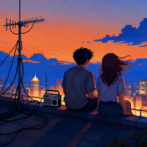 between us, the sunset by ambient code.