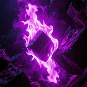 Purple Fire Number Eight by Elipstune