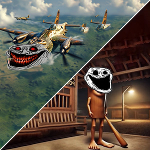 FELLWALKERR - BOMBARDIRO CROCODILO VS TUNG TUNG TUNG SAHUR