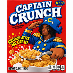 Captain Crunch (Binladin Party) by MekhiBinLadin