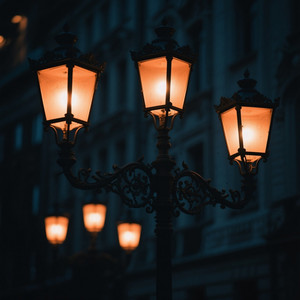 Velvet Street Lamps by WIND FLOWER