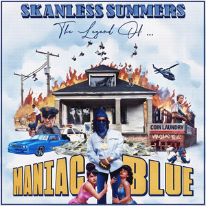 album cover: Maniac Blue