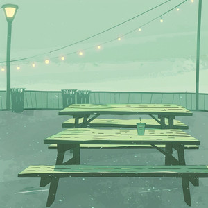 silent picnic area by Velvet Echo