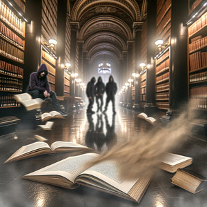 Thunder in the library by rennix