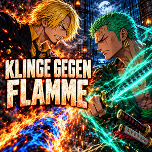 Klinge gegen Flamme (One Piece) by SENKAI