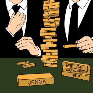 Jenga by Jeep, Kinetical, Ruffian Rugged